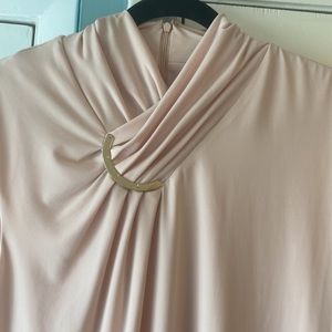 Elegant Blush Drape Top